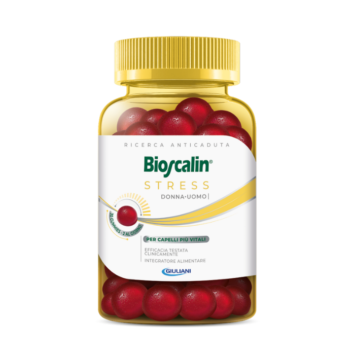 Bioscalin Stress - Integratore Anticaduta per Capelli - 30 Gummies