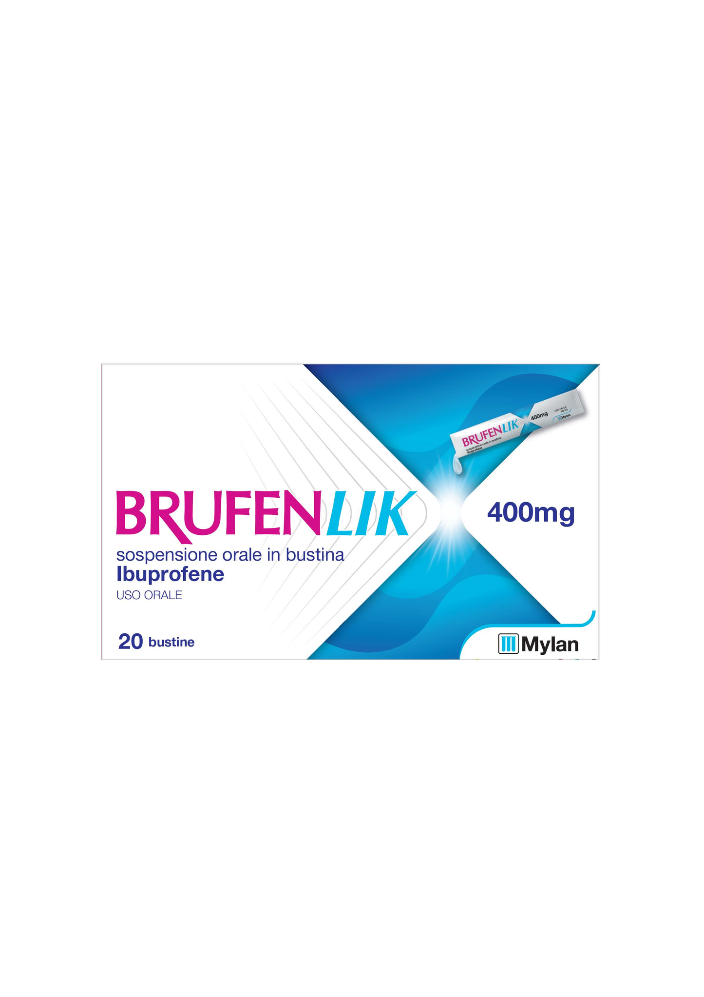 Brufenlik 400mg Sospensione Orale 20 Bustine