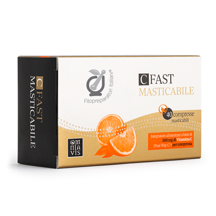C Fast Fitopreparatori Italiani 40 Compresse Masticabili