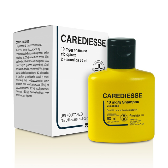 Carediesse Shampoo 2 Flaconi da 60ml 10mg/g
