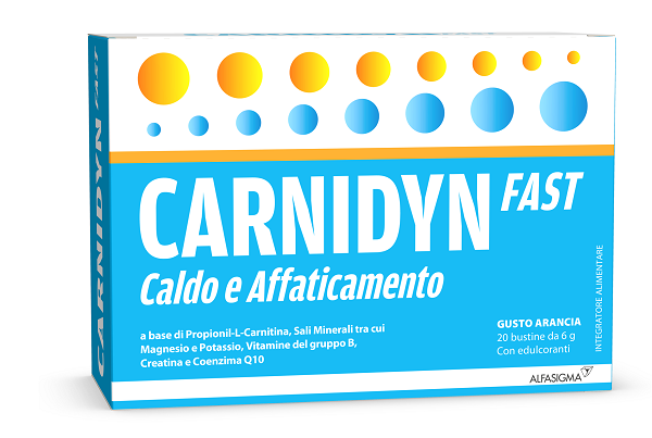 Carnidyn Fast Caldo Affaticamento 20 Bustine