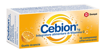 Cebion Vitamina C Gusto Arancia 10 Compresse Effervescenti