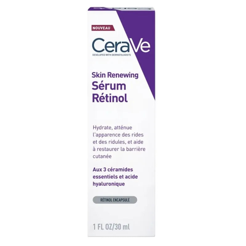 Cerave Skin Renewing Siero Con Retinolo, Idratante, Riduce l'aspetto di linee sottili e rughe, 30ml