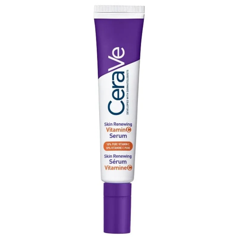 Cerave Skin Renewing Siero Con Vitamina C, Illumina Visibilmente la pelle e ripristina la barriera cutanea, 30ml