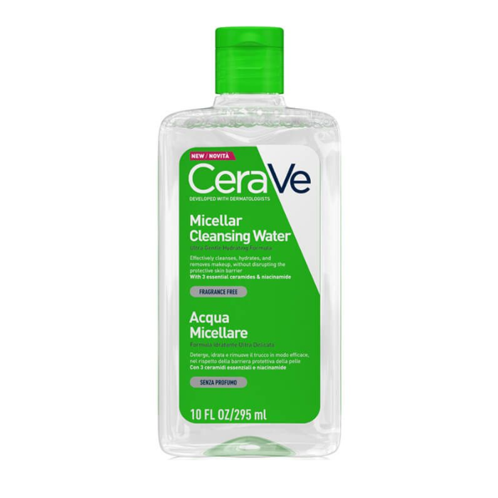 CeraVe Acqua Micellare, Struccante Delicato, 296ml