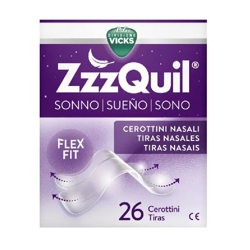 Zzzquil Cerotti Nasali 26 Pezzi