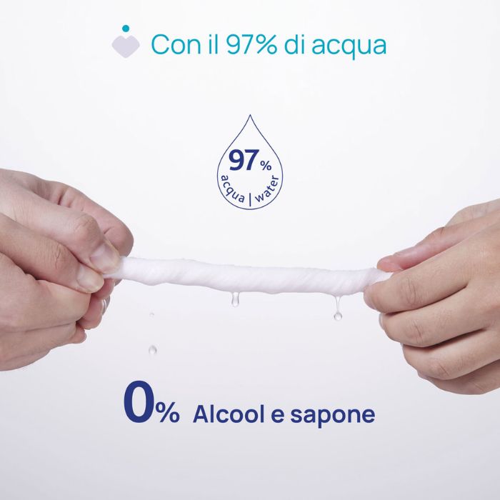 Chicco Salviette Profumate, Testate su Pelli Sensibili, Ideali dalla Nascita, 72 Salviettine