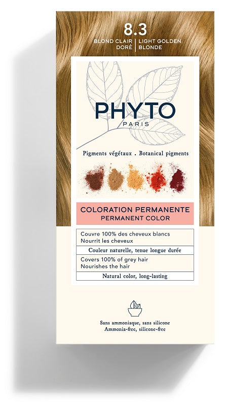 Phyto phytocolor 8.3 Biondo Chiaro Dorato colorazione permanente capelli