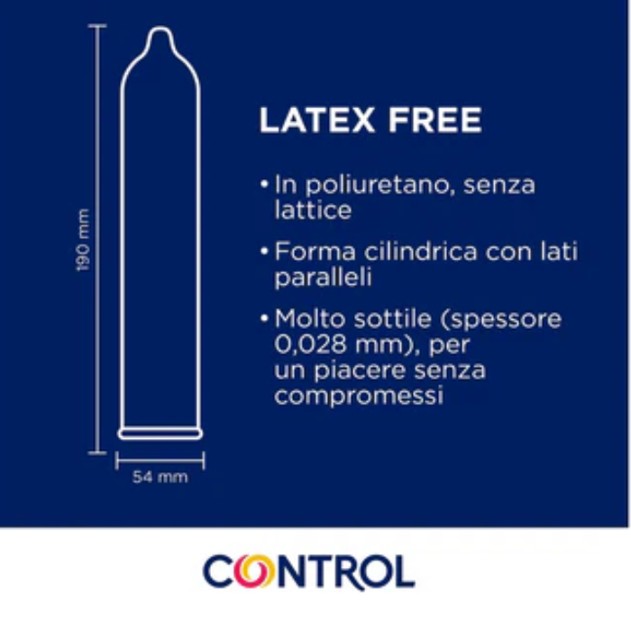 Control Latex Free Profilattici Senza Lattice 5 Pezzi