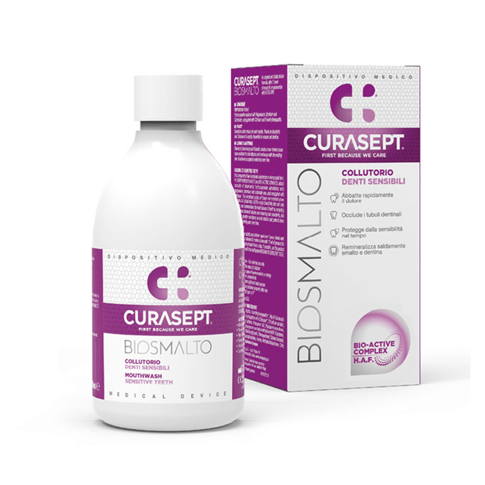 curasept biosmalto collutorio denti sensibili 300ml