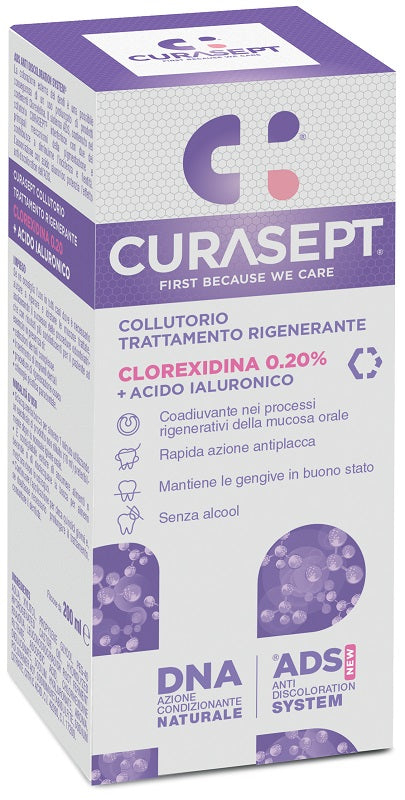 curasept collutorio trattamento rigenerante 0.20 clorexidina 200 ml