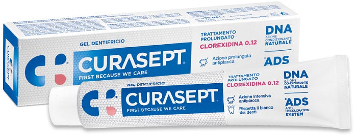 Curasept Dentifricio 0,12 Clorexidina Trattamento Prolungato, 75ml