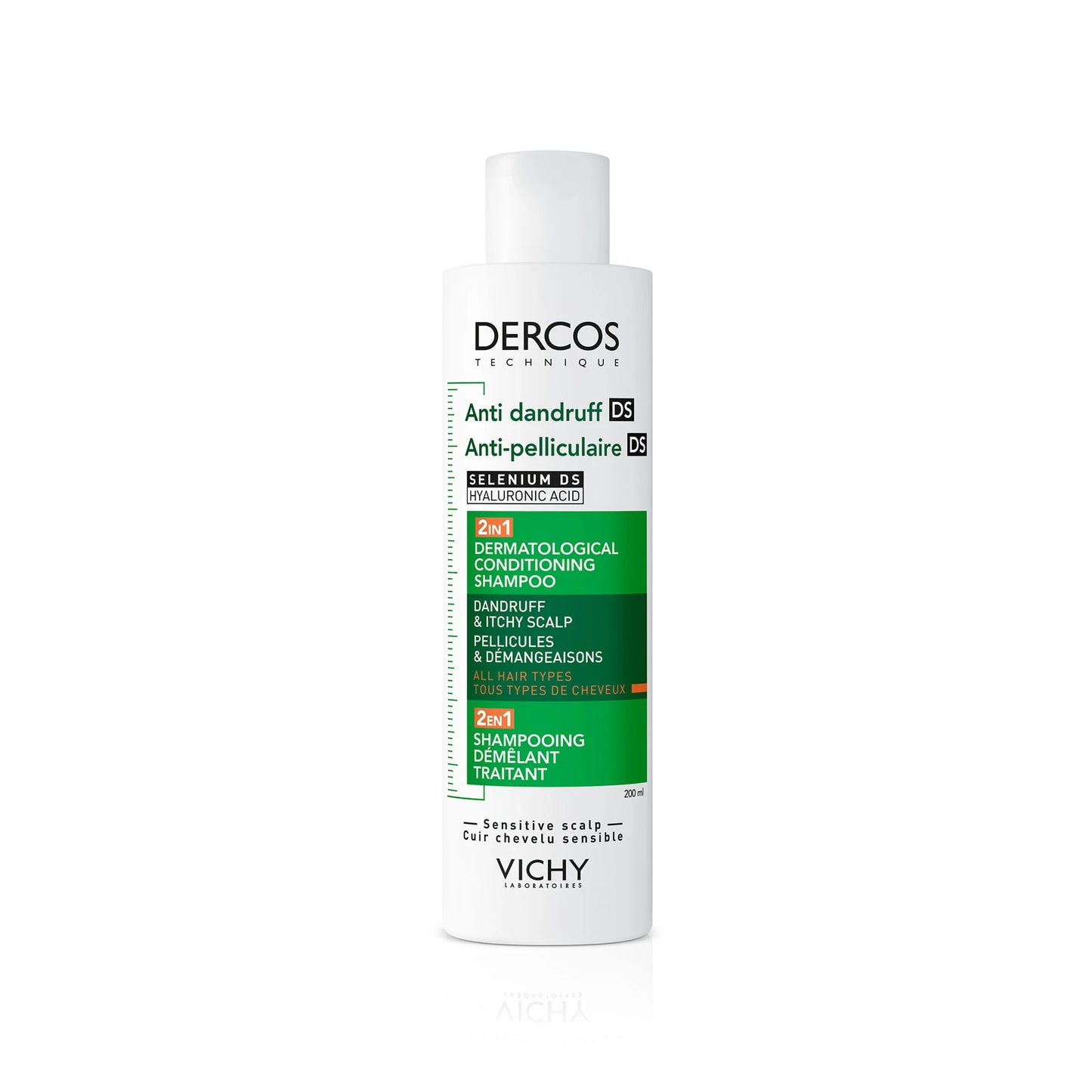 Dercos Vichy Anti-Forfora Trattamento 2 in 1 Shampoo e Balsamo 200ml