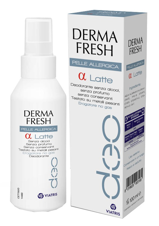Dermafresh Pelle Allergica Alfa Latte, Deodorante 100ml