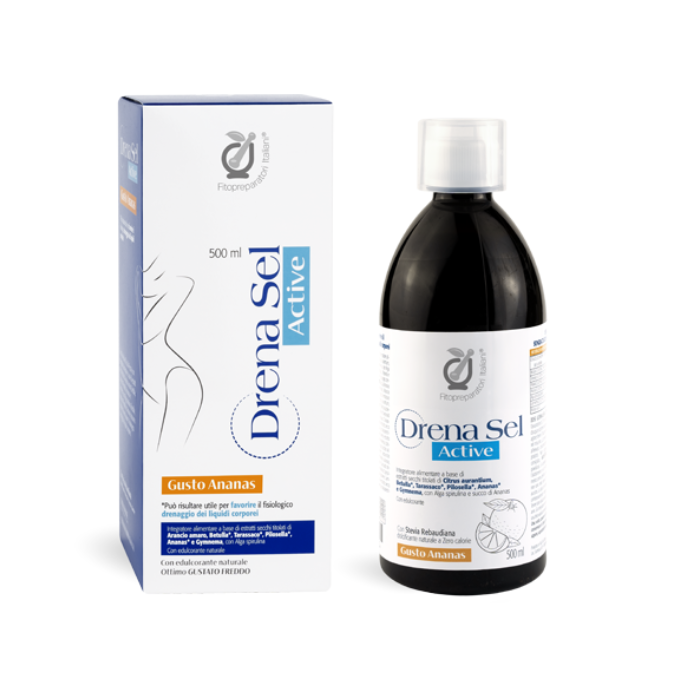 Drena Sel Active Gusto Ananas Fitopreparatori Italiani 500ml