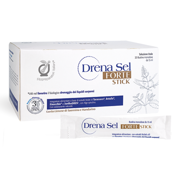 Drena Sel Forte 20 Stick Fitopreparatori Italiani