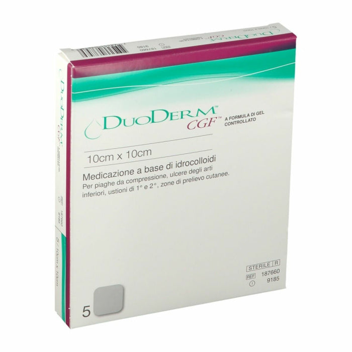 Duoderm CGF Medicazione Idrocolloidale 10x10 cm 5 pezzi