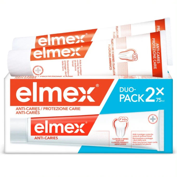 elmex dentifricio protezione carie 2x75ml
