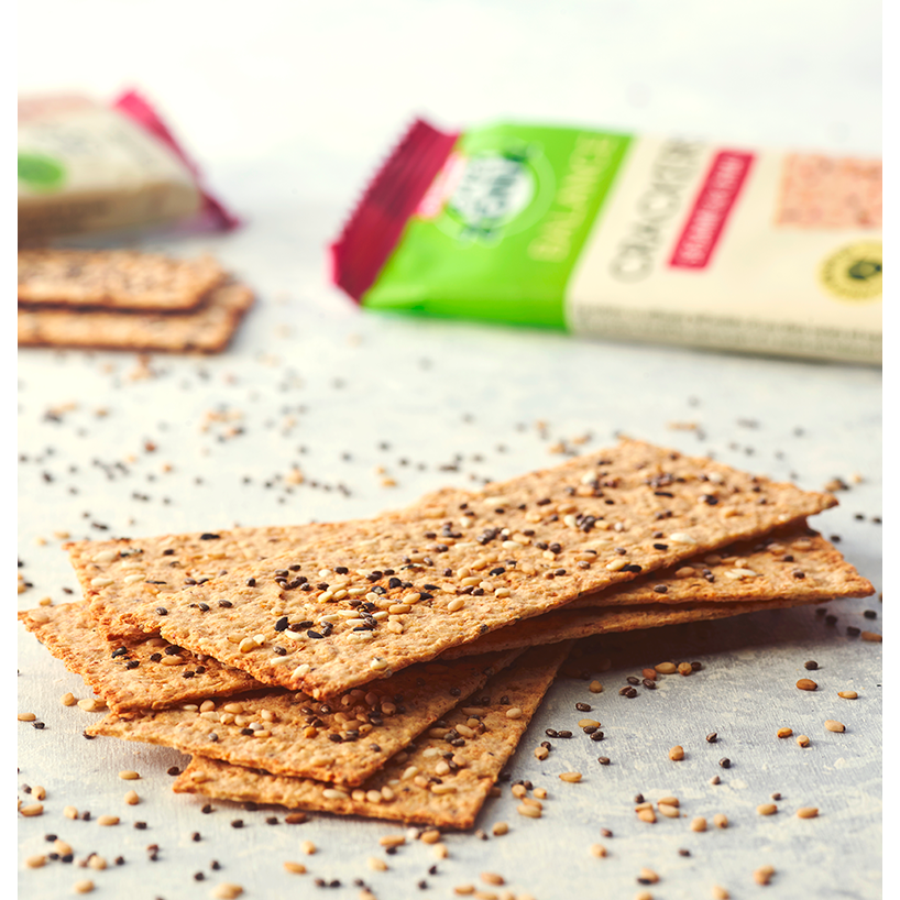 Enerzona Crackers Sesamo e Chia 7 Pacchetti