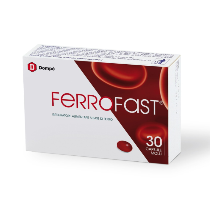 Ferrofast 30 Capsule Molli Integratore di Ferro