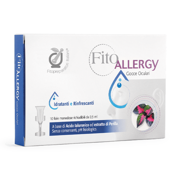 Fitoallergy Gocce Oculari Fitopreparatori Italiani 10 Flaconcini