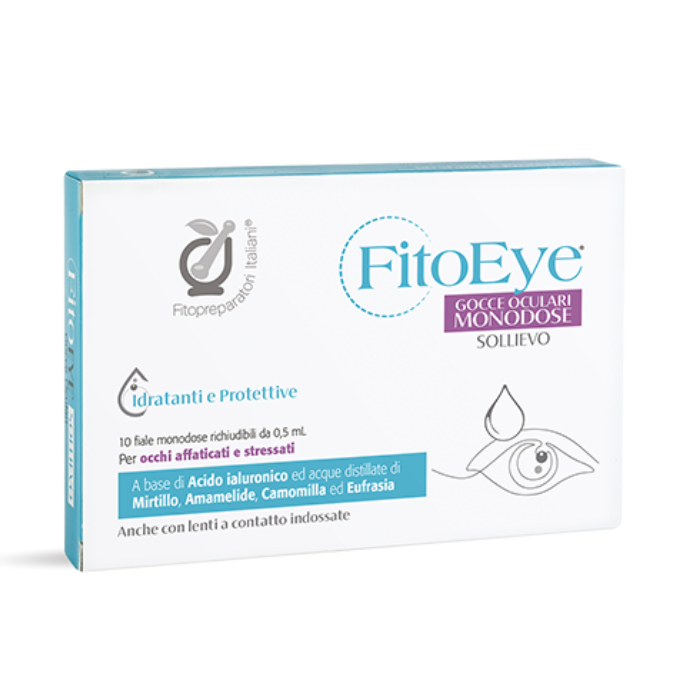 Fitoeye Gocce Oculari Monodose Fitopreparatori Italiani, 10 Flaconcini