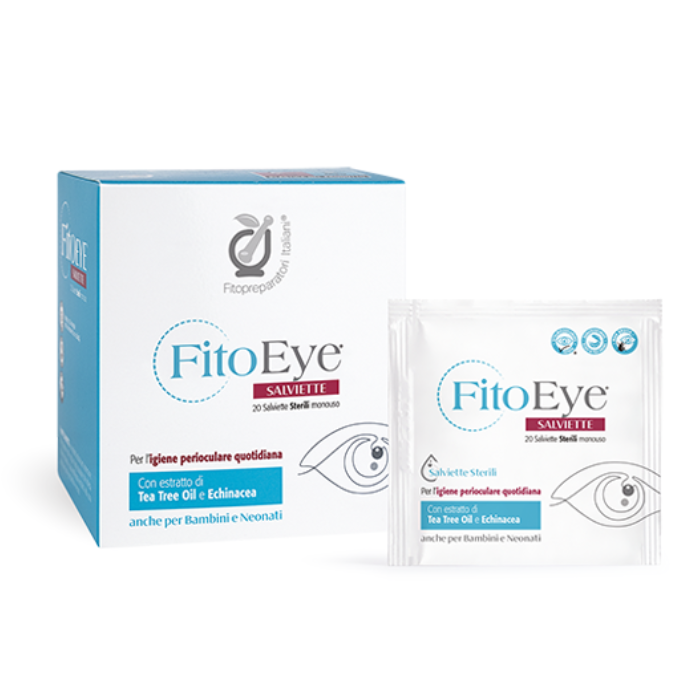 Fitoeye Salviette Oculari Sterili Fitopreparatori Italiani 20pz