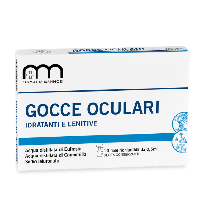 Gocce Oculari Idratanti Lenitive 10 Fiale Monodose Farmacisti Preparatori