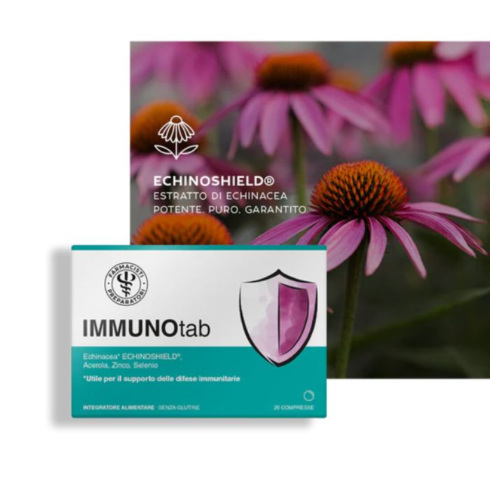 Immunotab, Integratore per il supporto delle difese immunitarie, 20 Compresse, Farmacisti Preparatori