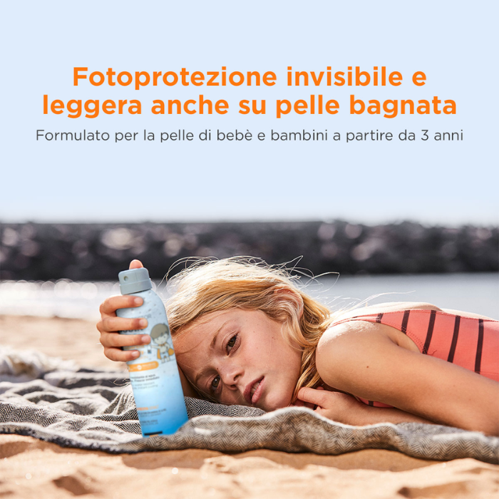 Isdin Pediatrics Trasparent Spray Protezione Solare Spray Bambini Spf50 200ml