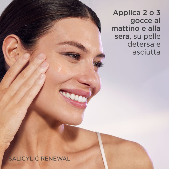 ISDIN ISDINCEUTICS Salicylic Renewal, siero viso con acido salicilico, riduce le imperfezioni e le rughe, anti-invecchiamento, 30ml