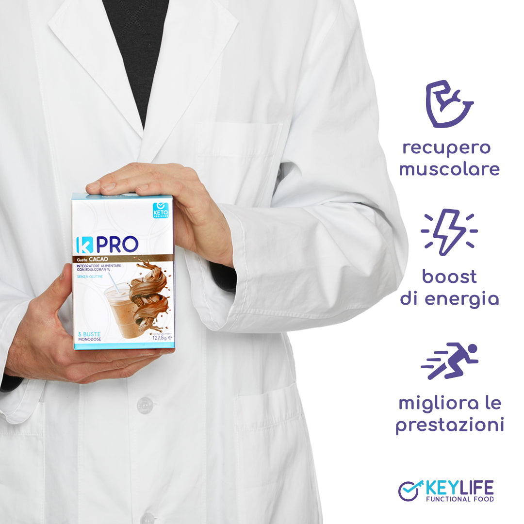 Keylife Kpro Cacao 5 Buste da 25g