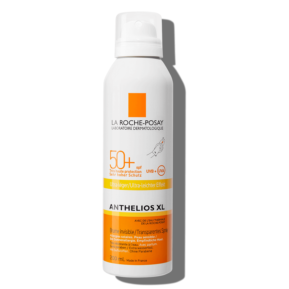 la roche posay anthelios xl spray spf50+ invisibile