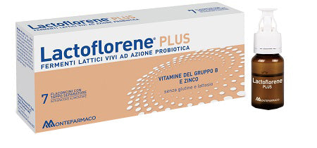 Lactoflorene Plus - A base di Fermenti Lattici con Zinco e Vitamina B per l’Equilibrio della Flora Intestinale (7 Flaconcini)