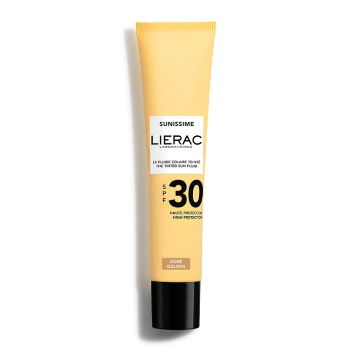 Lierac Sunissime Fluido Solare Viso Colorato Dorato Spf30 40ml