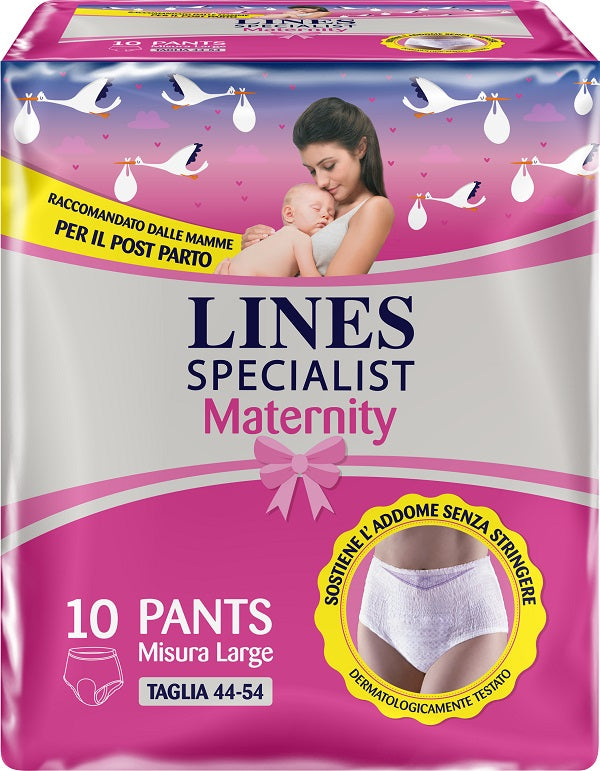 Lines Specialist Maternity Mutandine Post Parto Taglia L 10 Pants
