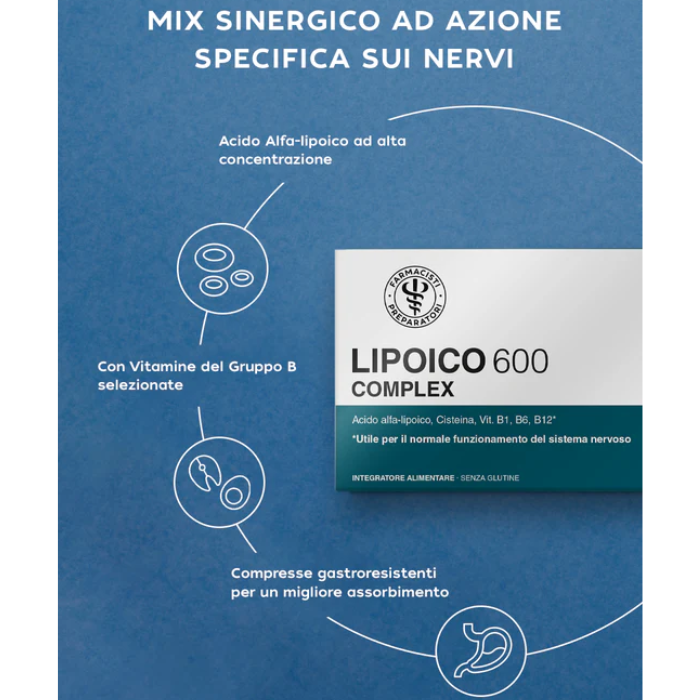 Lipoico 600 Complex Farmacisti Preparatori 30 Compresse