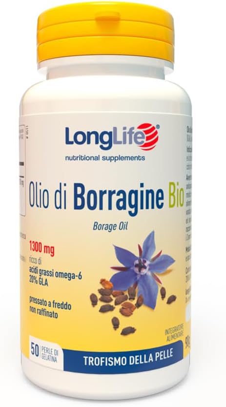 LongLife Olio di Borragine Bio 50 Perle