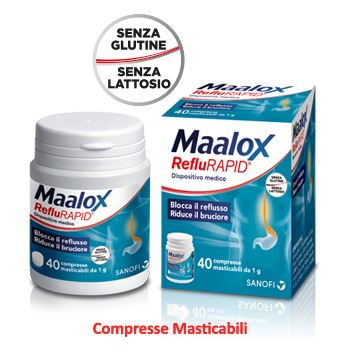 maalox reflurapid 40 compresse