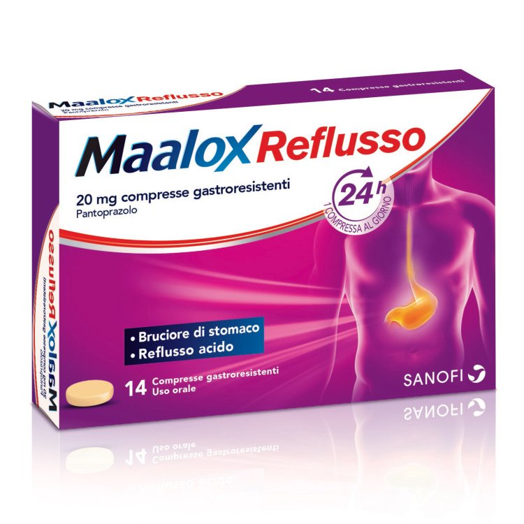 maalox reflusso pantoprazolo