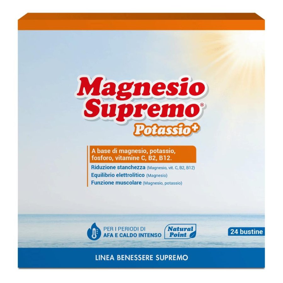 Magnesio Supremo Potassio+ 24 Bustine