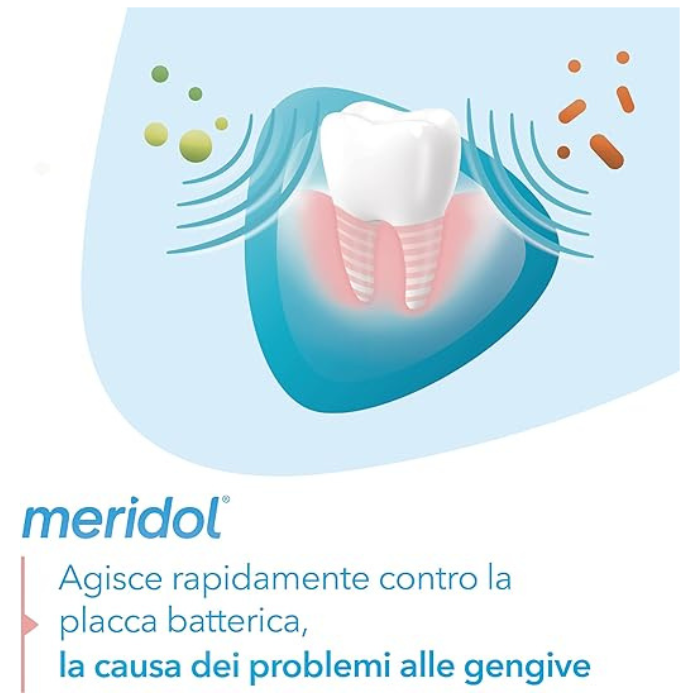 Meridol Dentifricio Bitubo 2x75ml
