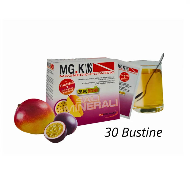 Mgk Vis Magnesio Potassio Gusto Mango Passion Fruit 30 Bustine
