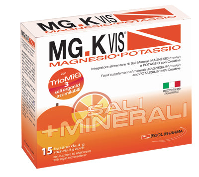 mgk vis magnesio potassio 15 bustine arancio