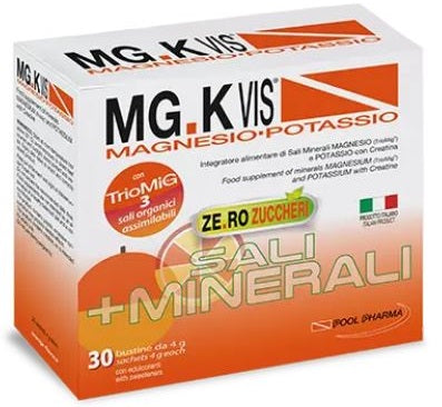 mgk vis magnesio potassio zero zuccheri 30 bustine arancia