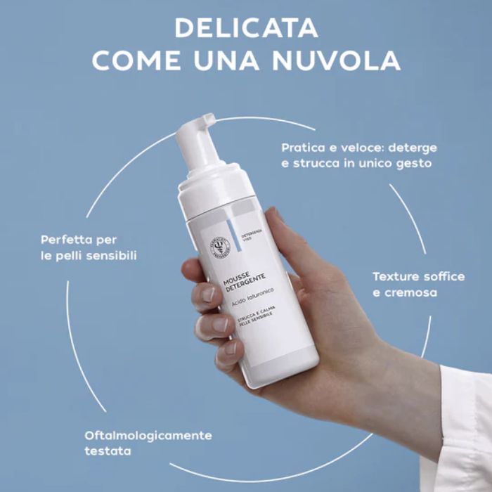 Mousse Detergente Con Acido Ialuronico, Farmacisti Preparatori, 150ml