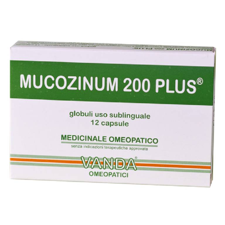 Mucozinum 200 Plus 12 Capsule Vanda