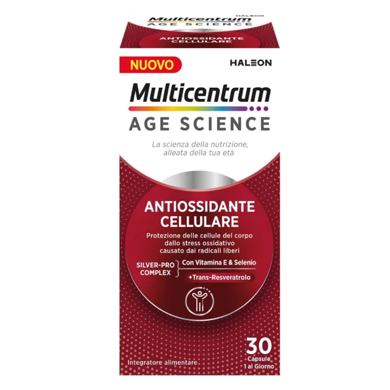 Multicentrum Age Science Integratore Antiossidante Cellulare 30 Capsule