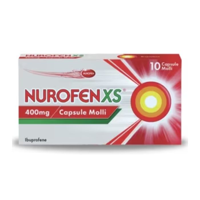 Nurofenxs 10 Capsule Molli 400mg, Ibuprofene a rapido assorbimento