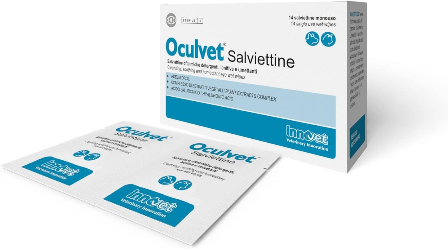 Oculvet Salviettine Oculari Per Cani e Gatti 14pz
